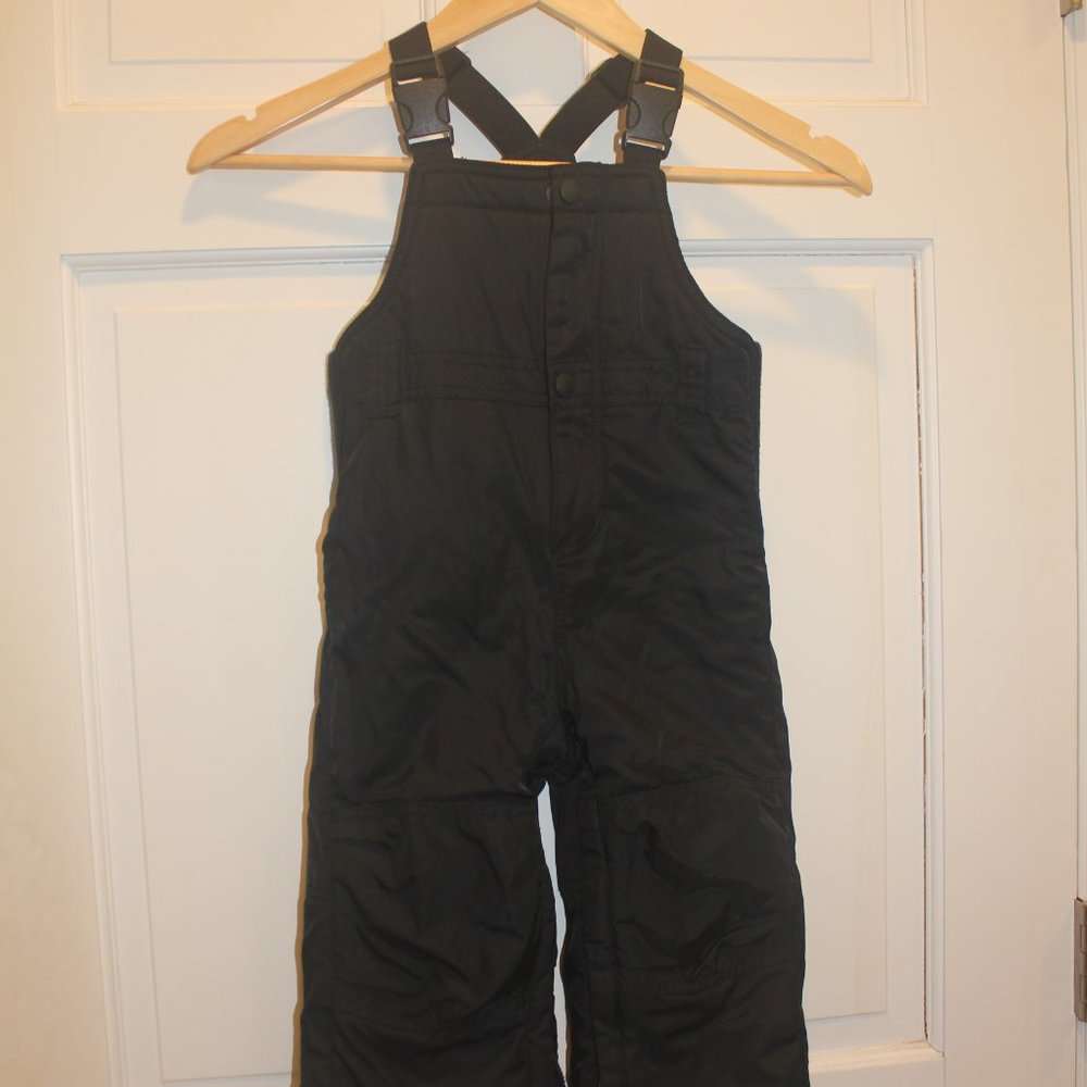 Gap Black Cold Control Max Toddler Warmest Snow Bib (2T)